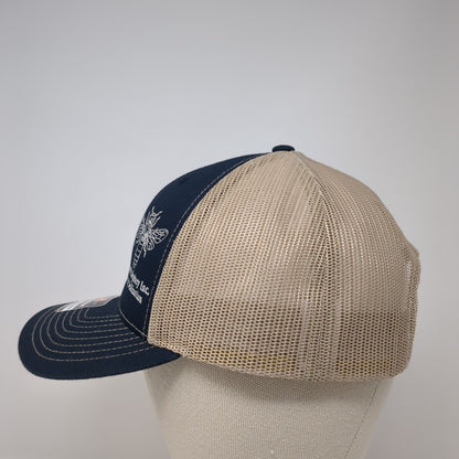 McGuire's Apiary Inc Honey & Pollination Snapback Trucker Hat Multi OS Mesh Back