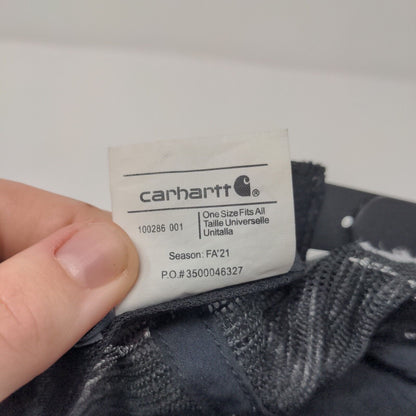 Carhartt Patch Snapback Mesh Back Trucker Hat Black OSFA Adjustable
