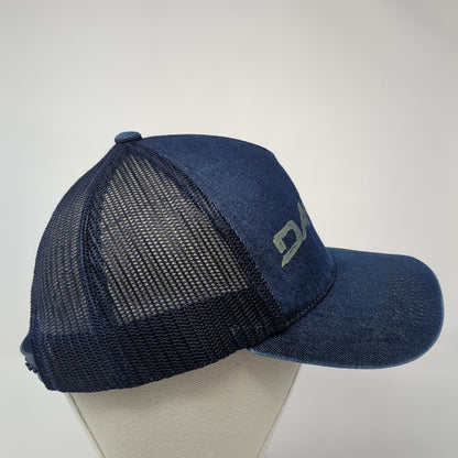 Dakine Snapback Mesh Back Trucker Hat Blue Denim One Size Yupoong