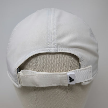 Adidas Baseball Cap White One Size Strapback Climacool Mesh Vented Sports Hat