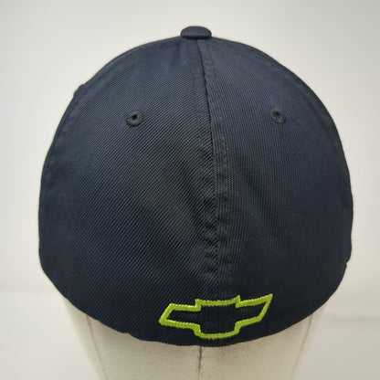 Sport-Tek Baseball Cap Black M Fitted Flexfit Chevy Edmark Logo Hat Corporate