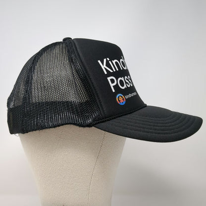 Otto Trucker Hat Black One Size Kindness Pass It On Mesh Snapback Slogan Hat