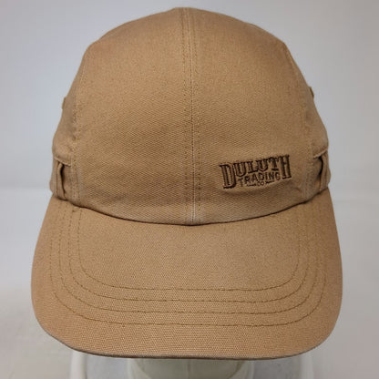 Duluth Trading Co Baseball Cap Brown L Cotton Stretch Slideback 5 Panel Hat