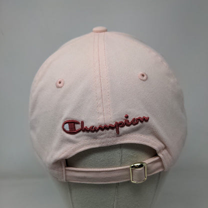Champion C Logo Slideback Hat Pink One Size Embroidered Adjustable
