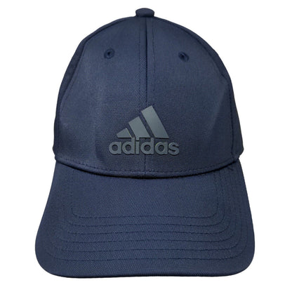 Adidas Strapback Hat Blue One Size Adjustable Vented Holes 6 Panel