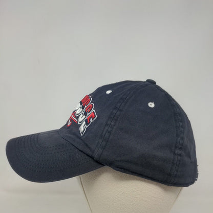 Lids Men's Slideback Hat Blue OSFA Embroidered Lacrosse Big Logo Cotton