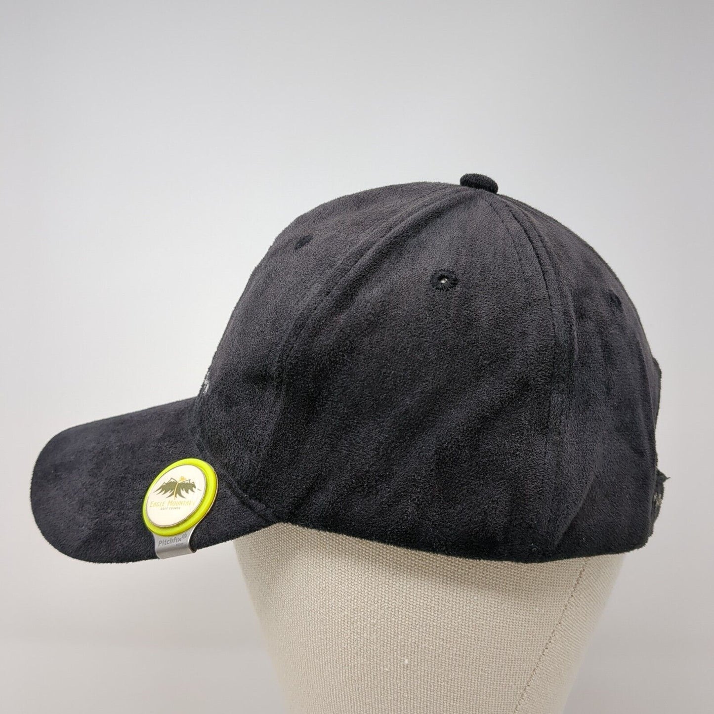 Jack B. Parson Companies Strapback Hat Black One Size Adjustable Hoxer Headwear