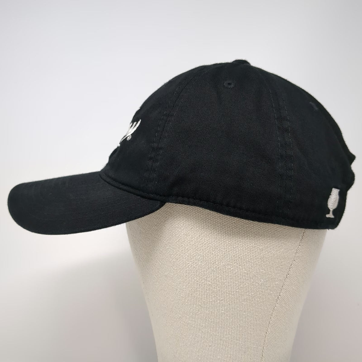 Decky Baseball Cap Black One Size The Bruery Embroidered Slideback Strap Hat