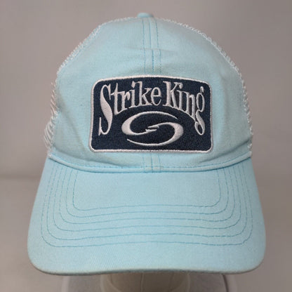 Strike King Snapback Trucker Hat Blue One Size Adjustable Embroidered Mesh Back