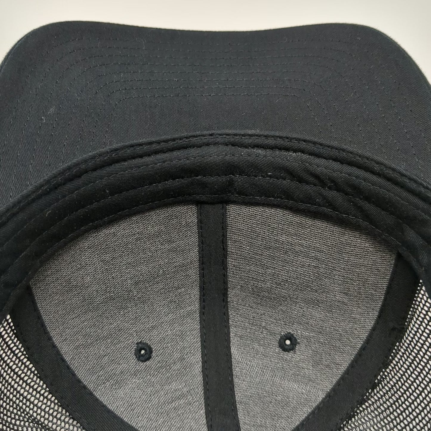 Richardson Trucker Hat Black One Size Pestco Holdings All Cat No Cattle Patch