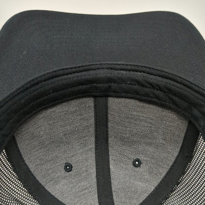Richardson Trucker Hat Black One Size Pestco Holdings All Cat No Cattle Patch