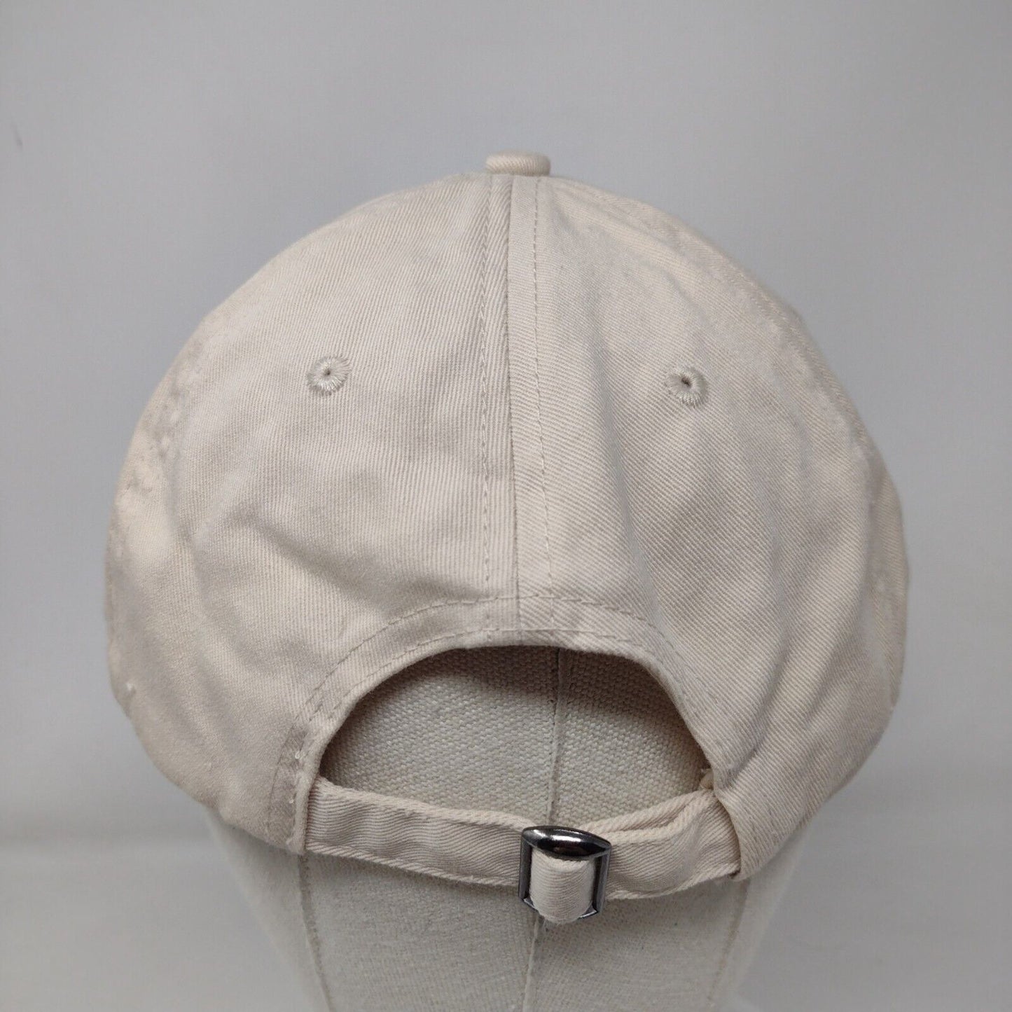 NASA Slideback Hat Tan One Size Adjustable Embroidered Prairie Mountain Cotton