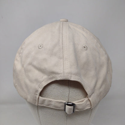 NASA Slideback Hat Tan One Size Adjustable Embroidered Prairie Mountain Cotton