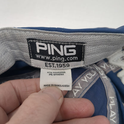 Ping Strapback Hat Blue One Size Adjustable SensorCool Play Your Best