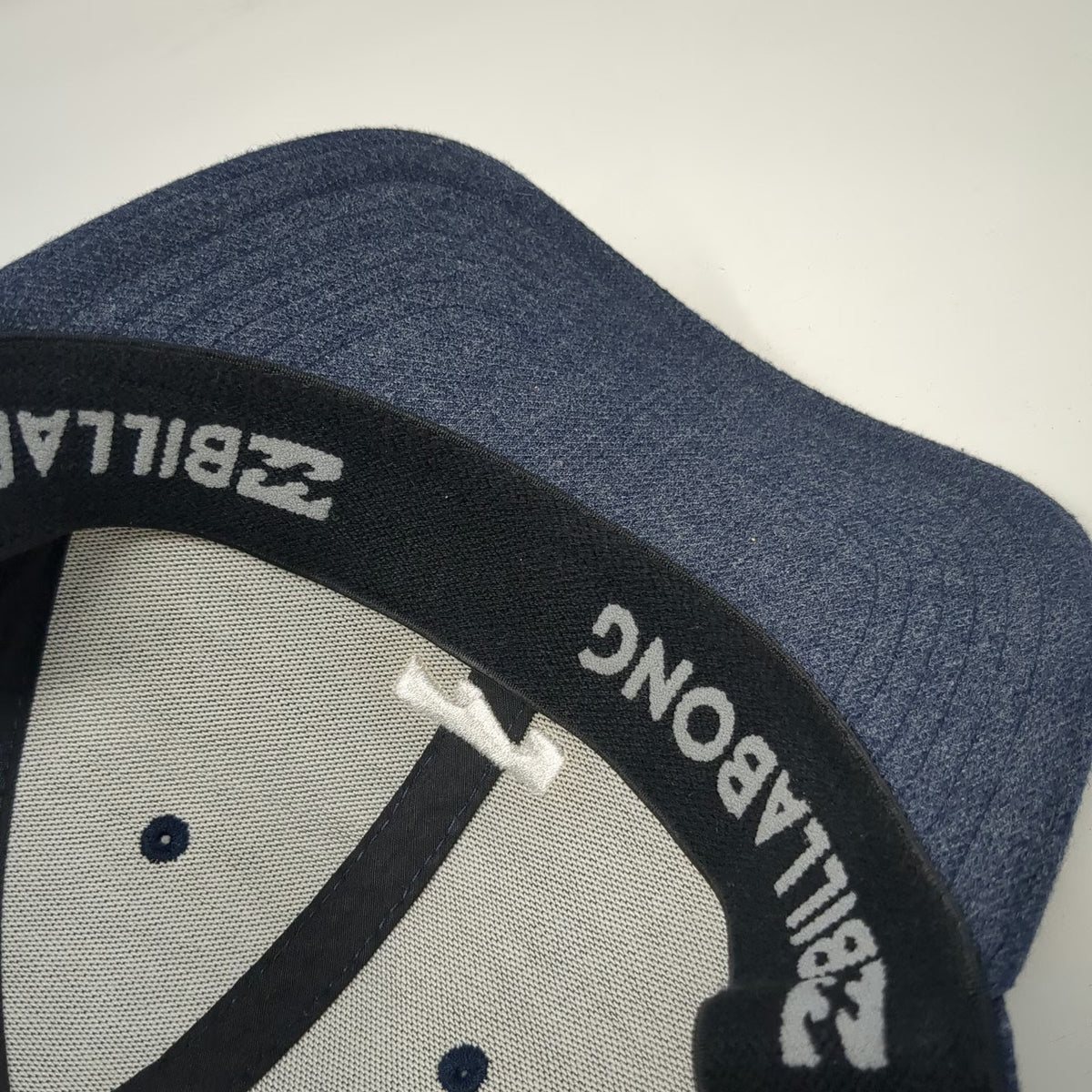 Billabong Baseball Cap Blue XL Flexfit Embroidered Wave Logo Stretch Hat Surf