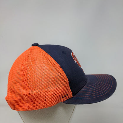 Clemson Tigers Snapback Mesh Back Trucker Hat Blue Orange OS Embroidered NCAA