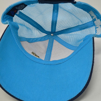 Infinity Global Baseball Cap Blue OS Mesh Back Strapback Sun Valley Hat Regional