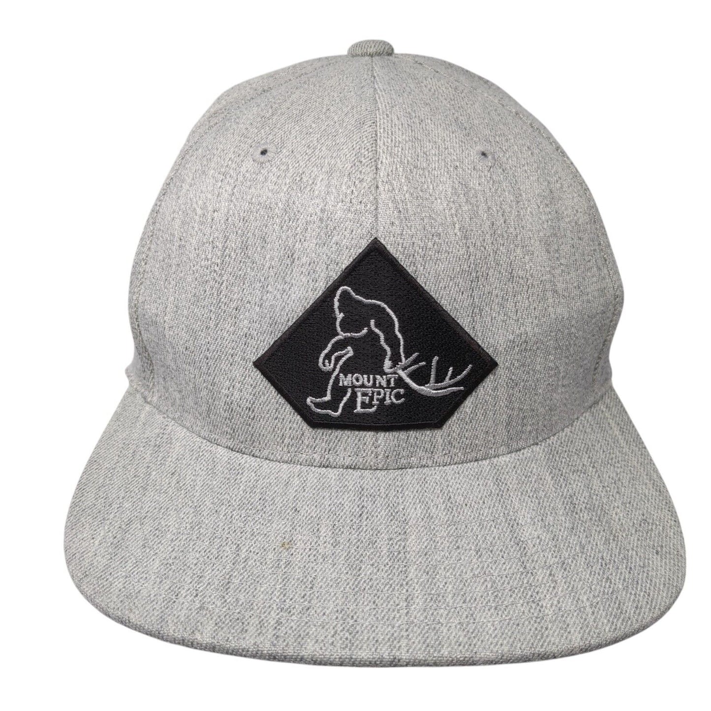 Mount Epic Snapback Hat Gray One Size Adjustable Flexfit 110 Yupoong