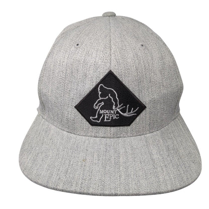 Mount Epic Snapback Hat Gray One Size Adjustable Flexfit 110 Yupoong