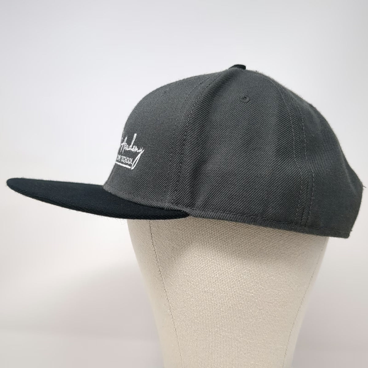 Otto Snapback Hat Gray One Size Innovate Academy Preparatory School Flat Brim
