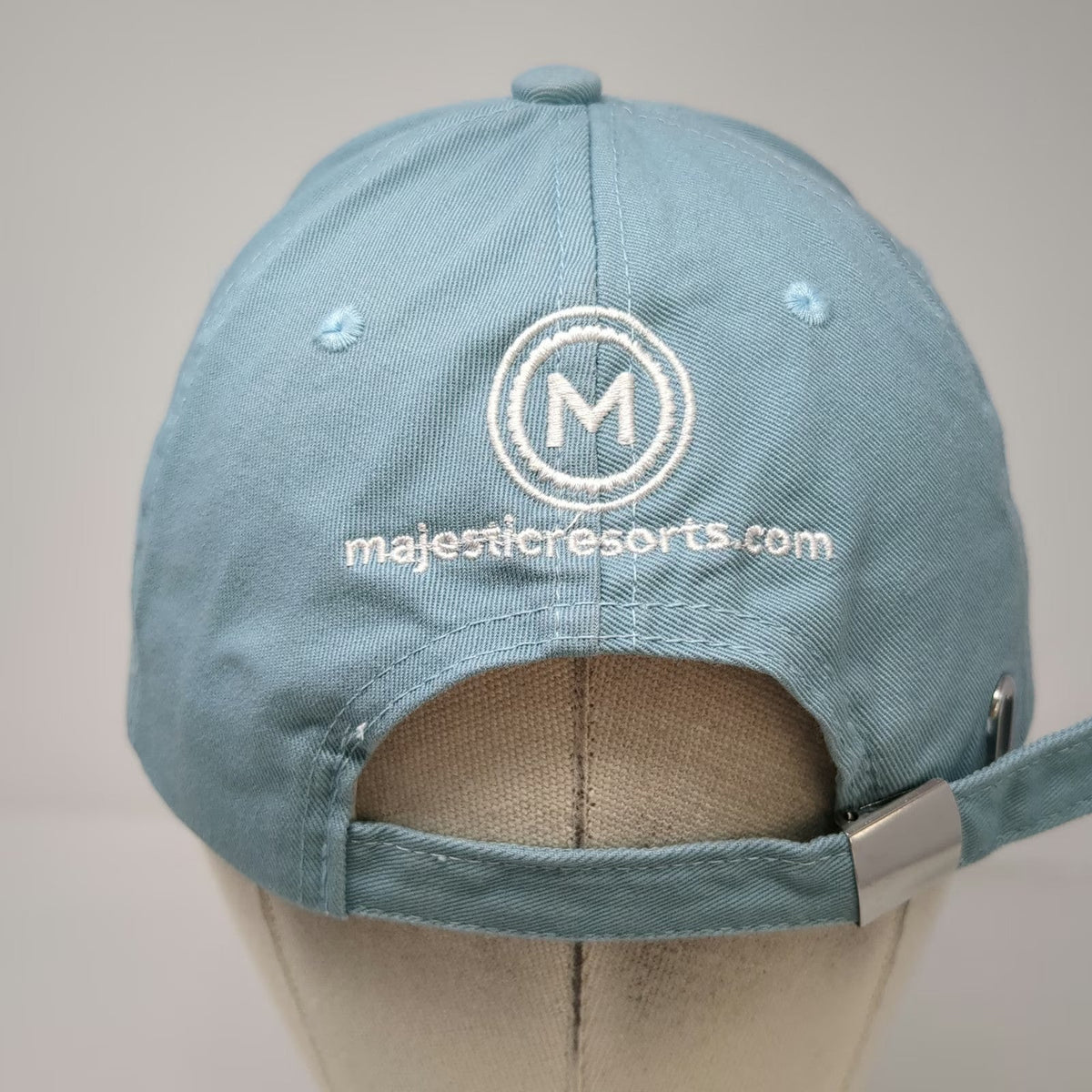 Majestic Mirage Punta Cana Blue Baseball Cap One Size Embroidered Resort Hat