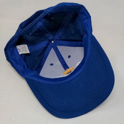 Corona Strapback Hat Blue One Size Embroidered Logo Adjustable 6 Panel