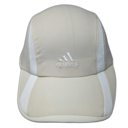 adidas Baseball Cap Beige L/XL ClimaCool Mesh Strapback Embroidered Logo hat