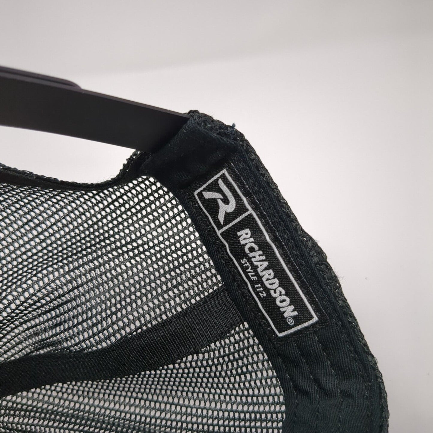 Meridian kiln Snapback Trucker Hat Black OS Adjustable Mesh Back Richardson