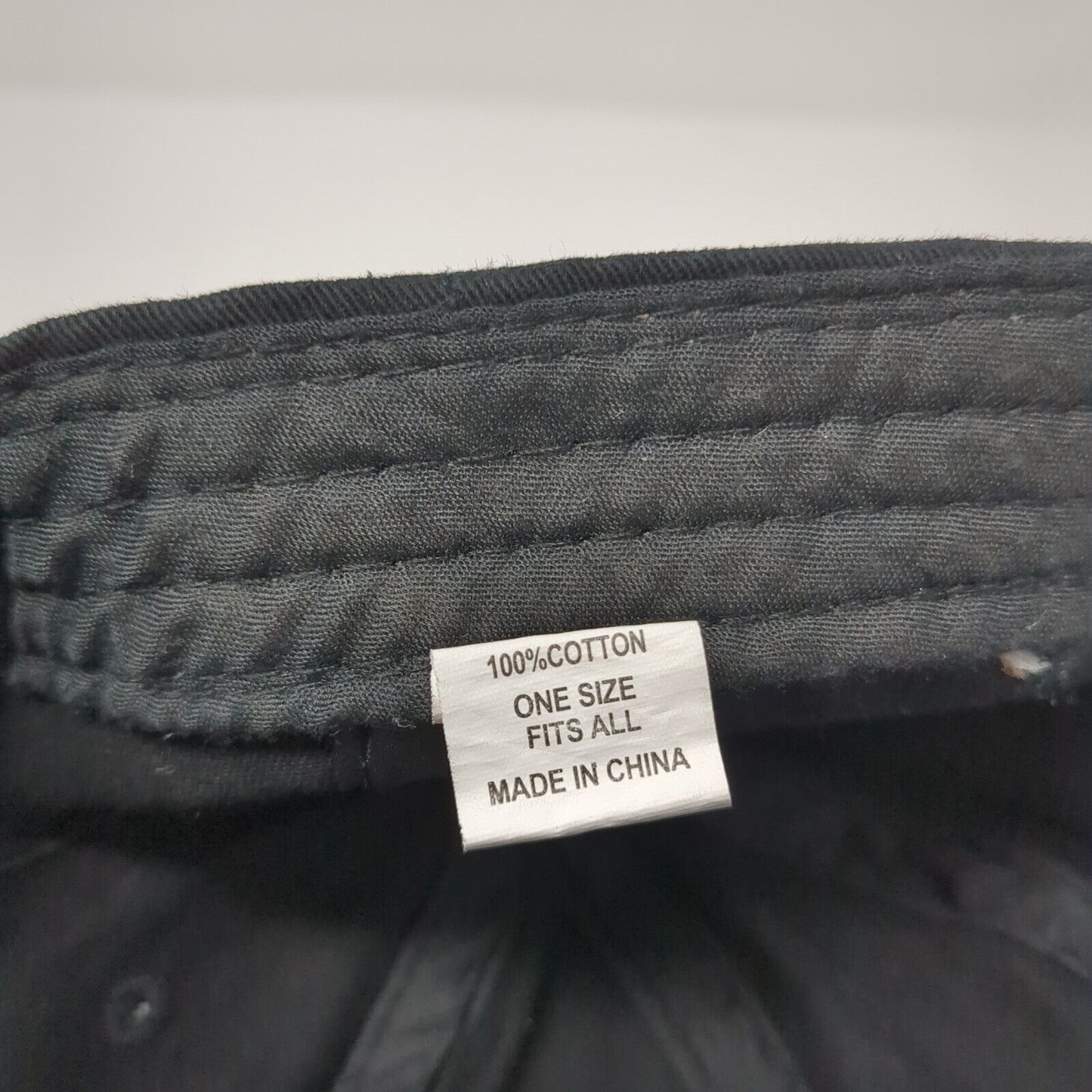 Daddy Slideback Baseball Cap Black One Size Adjustable Embroidered 6 Panel