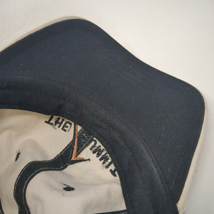 Hyp Baseball Cap Beige One Size Side Zipper Pocket Mountain Logo Cotton Hat