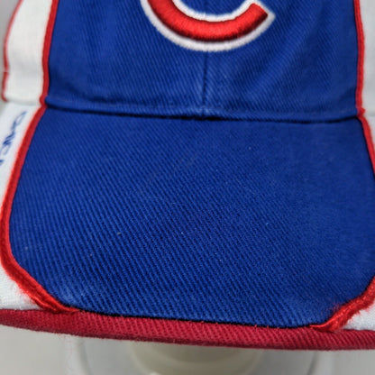 '47 Brand Men's Strapback Hat Blue OS Embroidered Chicago Cubs Logo Polyester