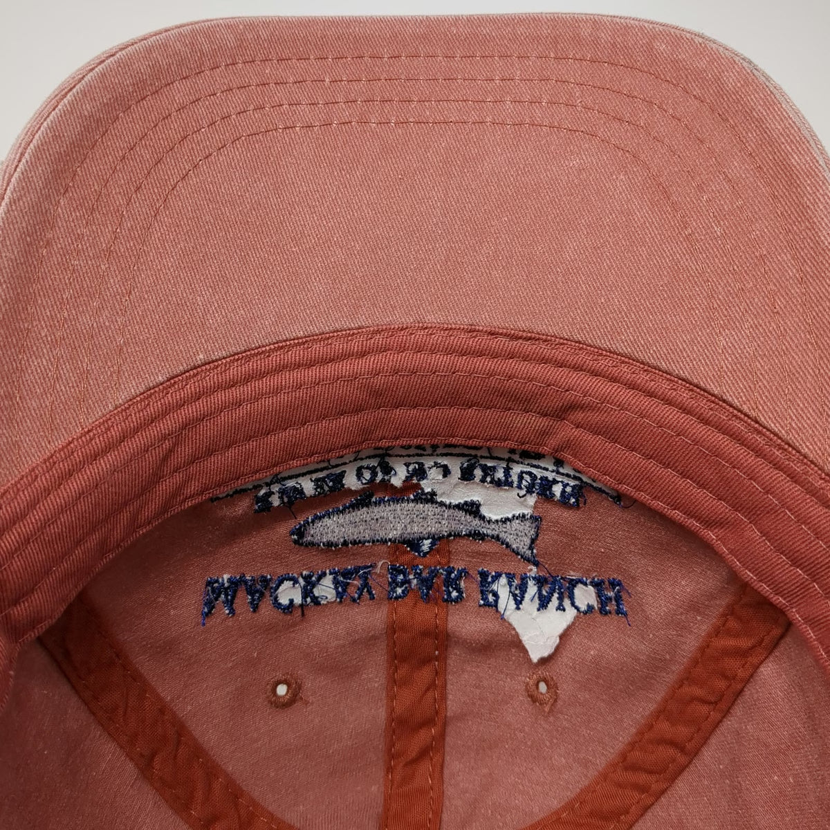 Ouray Baseball Cap Red Blue One Size Strapback Mackay Bar Ranch Salmon River Hat