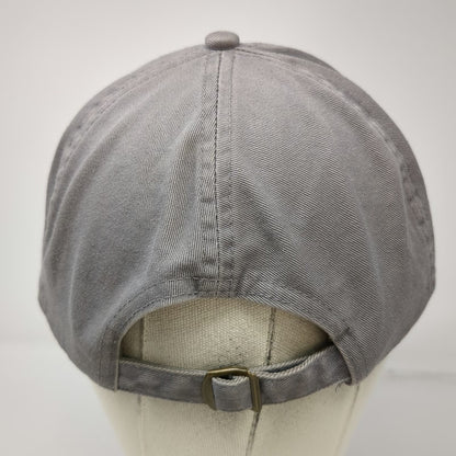 Sam Adams Light Baseball Cap Gray One Size Embroidered Logo Slideback Beer Hat
