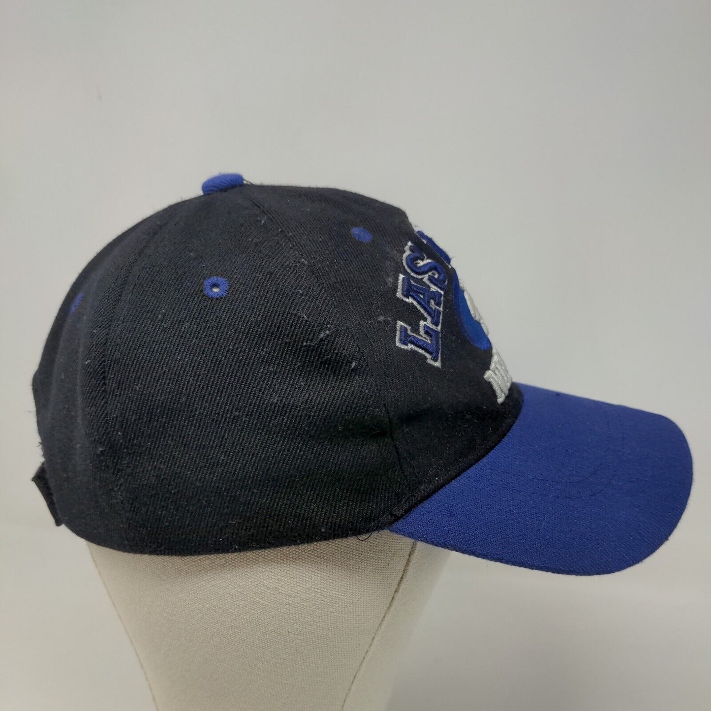 Chelona Men's Strapback Hat Black Blue Embroidered Las Vegas Logo