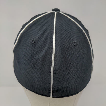 Under Armour Fitted Hat Black Large/XL Embroidered 6 Panel Piping