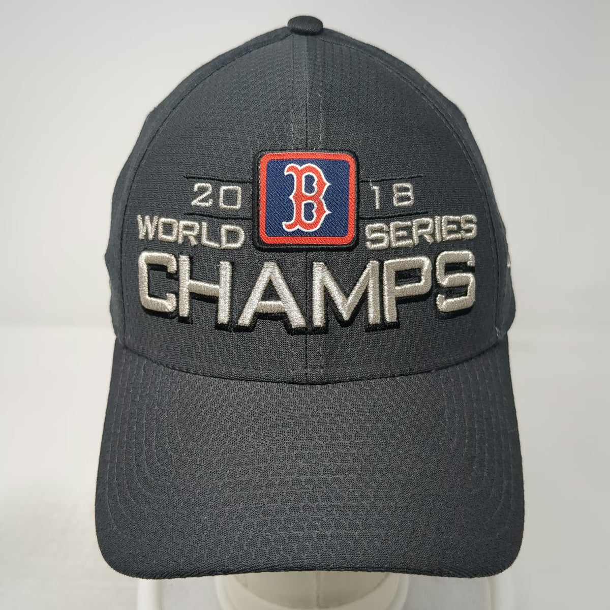 New Era Boston Red Sox MLB Gray Baseball Cap One Size 2018 World Series Hat