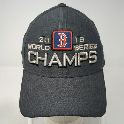 New Era Boston Red Sox MLB Gray Baseball Cap One Size 2018 World Series Hat