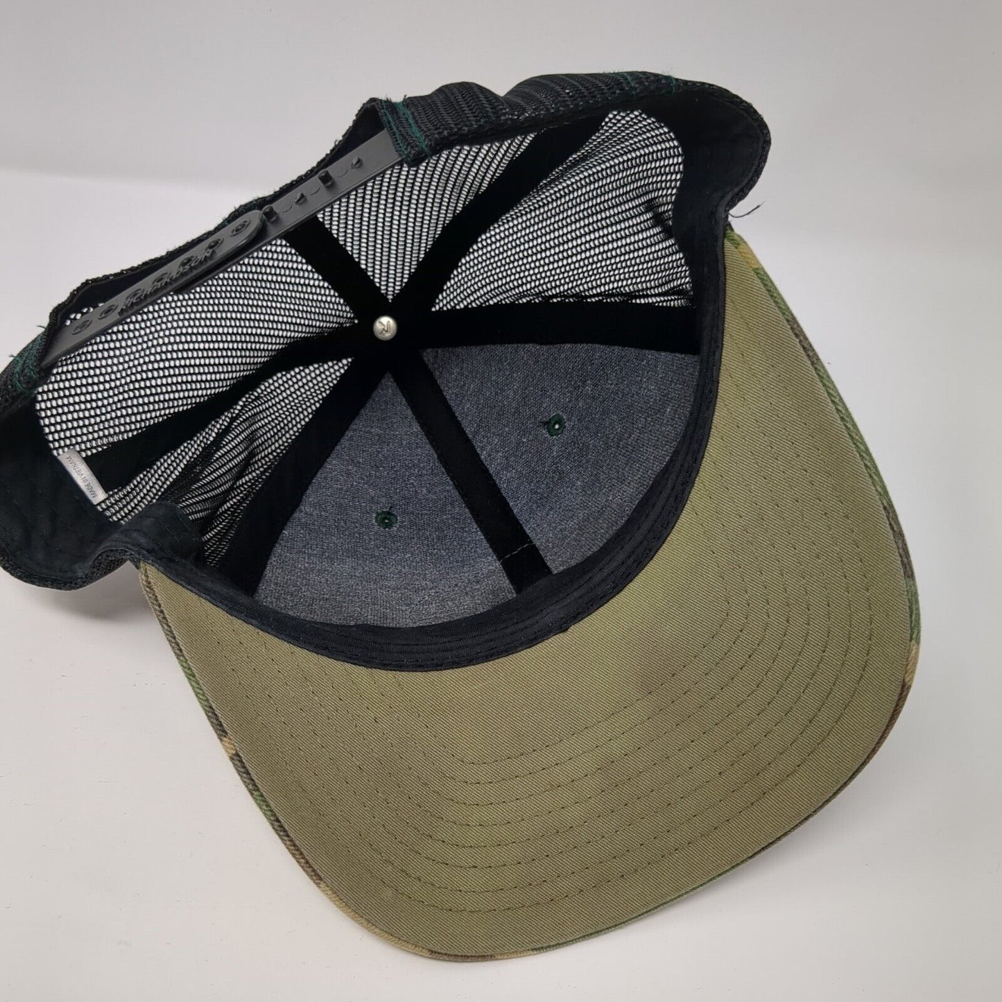 DS Donnelley Sports Snapback Trucker Hat Camouflage OS Mesh Back Richardson