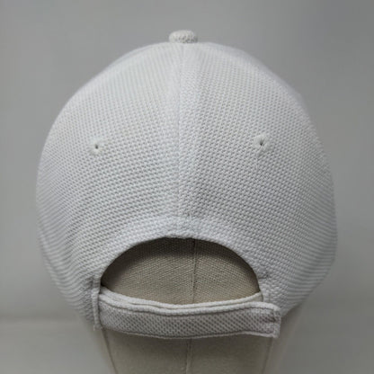 Mann Band Raiders Strapback Hat White One Size Embroidered Norwood