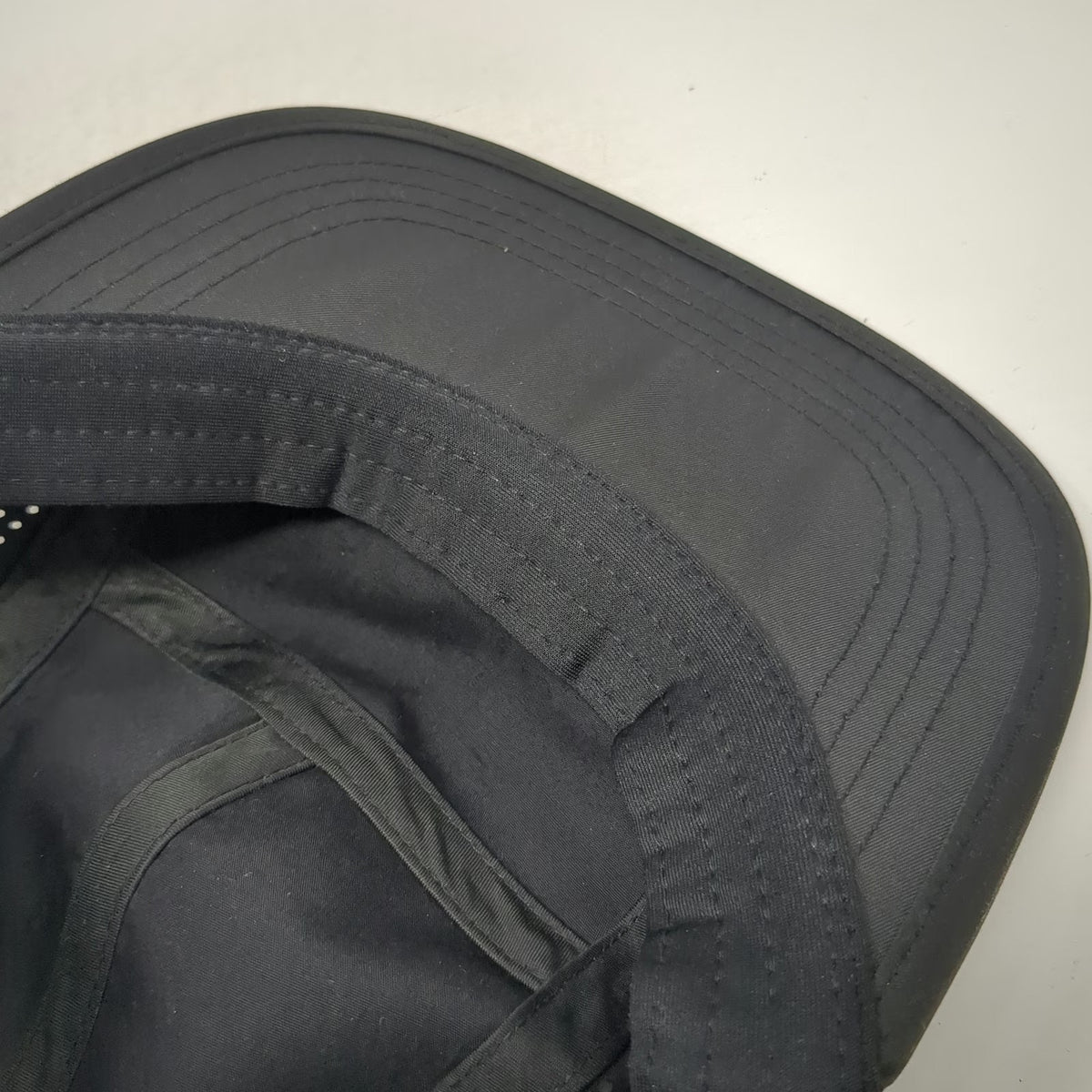 BYLT Premium 5 Panel Black One Size Mesh Performance Adjustable Strapback Hat