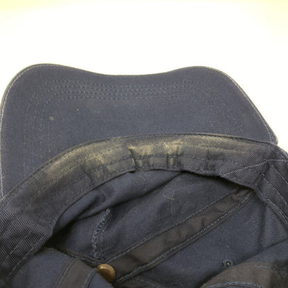 Outdoor Cap Slideback Hat Blue One Size Adjustable Vented Holes 6 Panel Blank