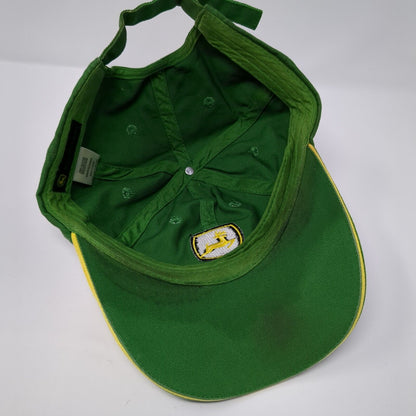 John Deere Since 1837 Slideback Hat Green One Size Adjustable 6 Panel