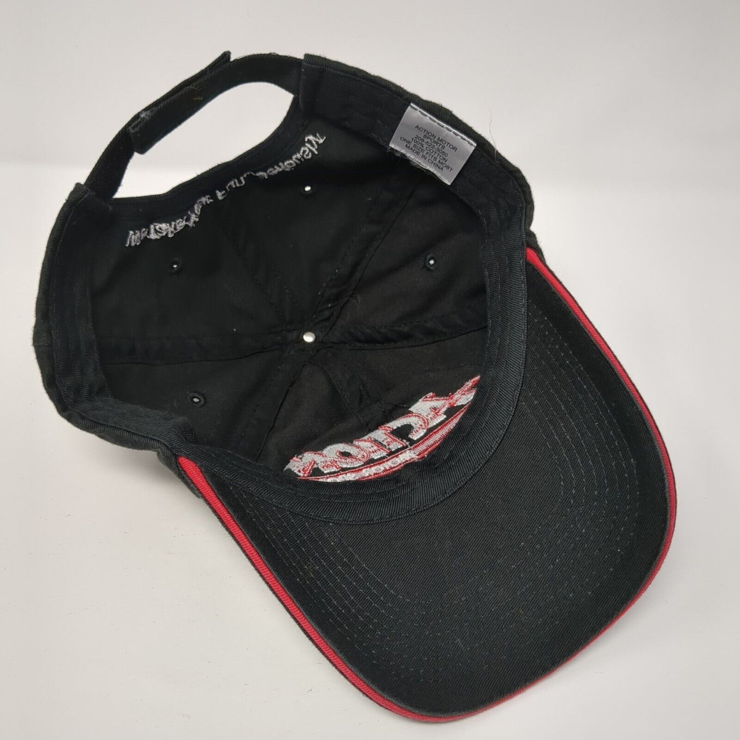 Action Motor Sports Strapback Hat Black One Size We Take Your Fun Seriously