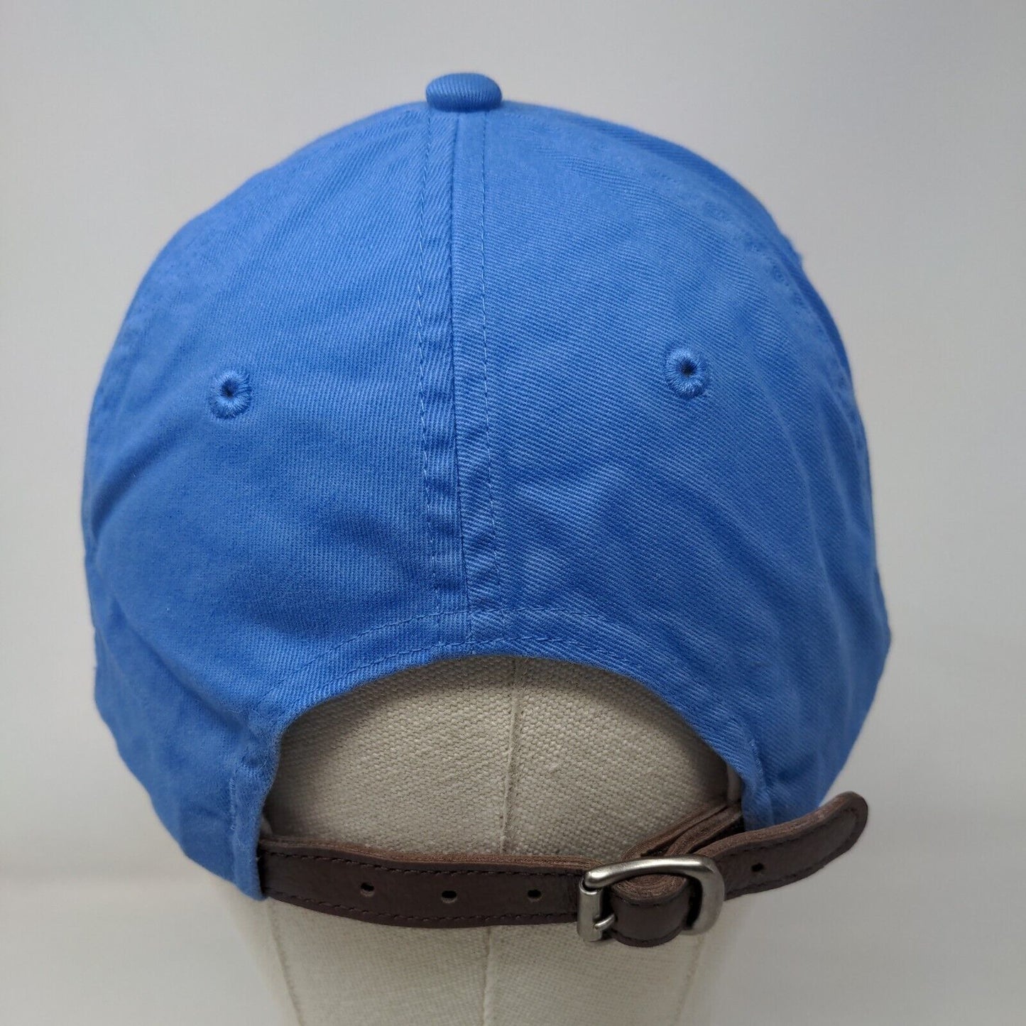 Toppers Slideback Hat Blue One Size Adjustable Leather Strap Blank