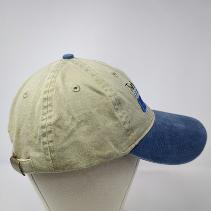 Otto Baseball Cap Beige Blue One Size Obama 08 TwoVoters.com Political Hat