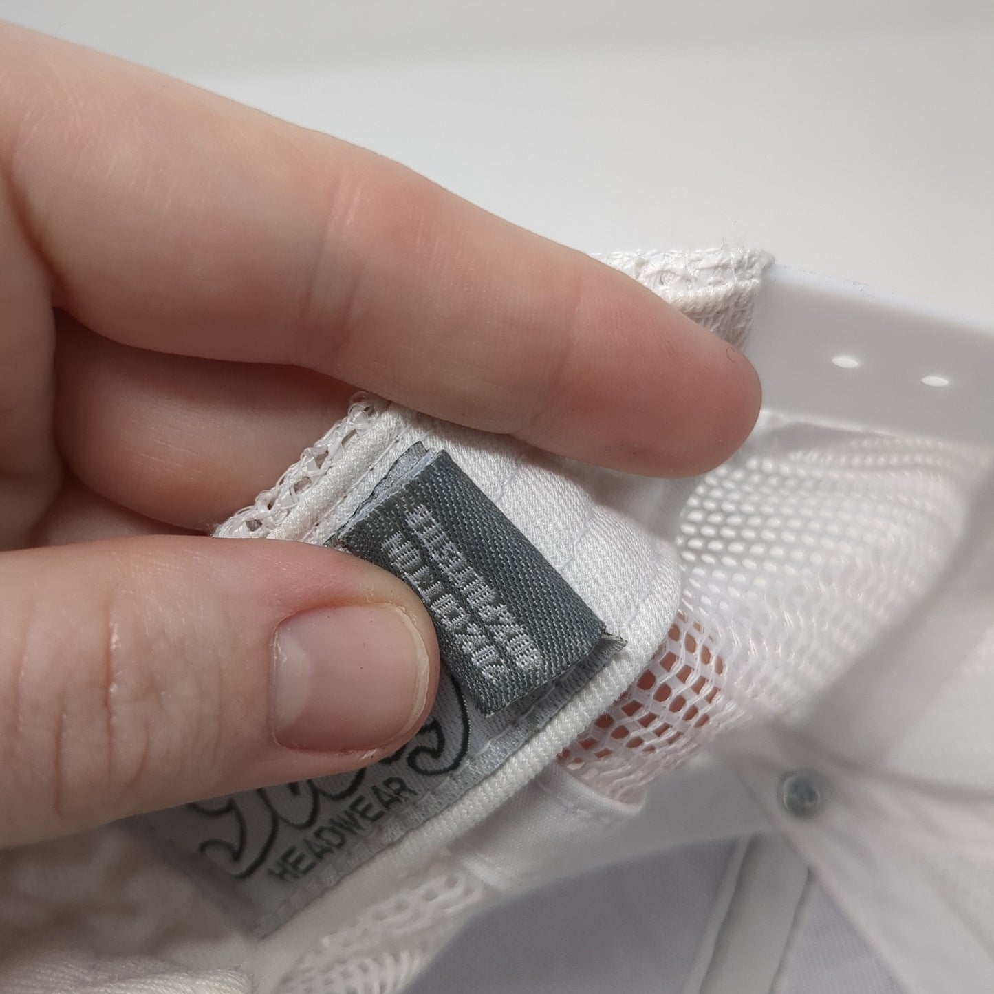 WHJ Western Hunting Journal Trucker Hat Black OS Adjustable Mesh Back Ivory