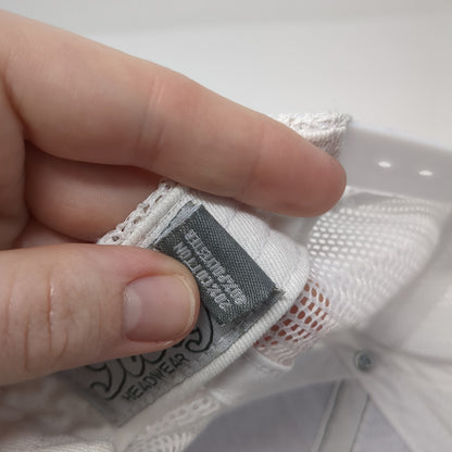 WHJ Western Hunting Journal Trucker Hat Black OS Adjustable Mesh Back Ivory