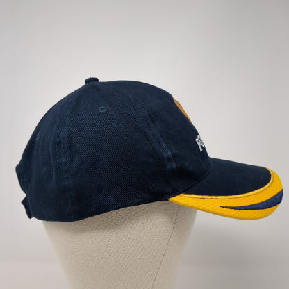 Fosters Strapback Hat Blue One Size Adjustable Embroidered 6 Panel Cotton