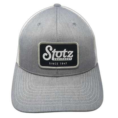 Richardson Trucker Hat Gray S Stotz Equipment 1947 Mesh Snapback Patch