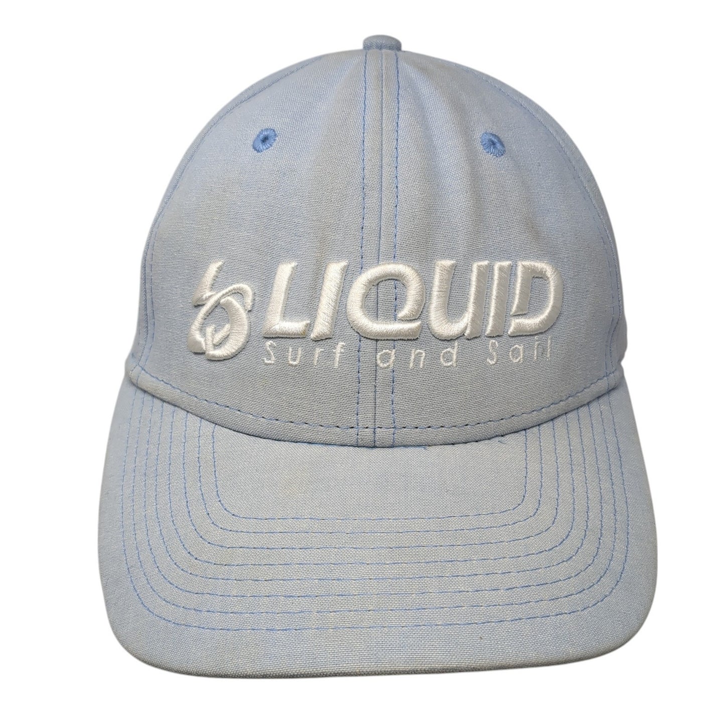 Liquid Surf and Sail Snapback Hat Blue One Size Adjustable Pukka Inc